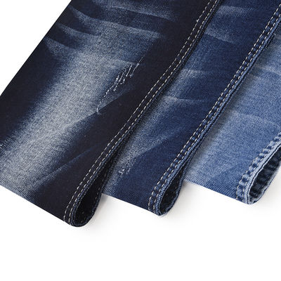 8.4 Oz Dark Blue Cotton Fake Knitted Stretch Denim Fabric Bag Manufacturing Stretch Fabric