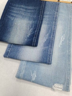 Non stretch cotone poliestere tessuto denim INDIGO scuro JSD3226 per jeans estivi abbigliamento stile TWILL
