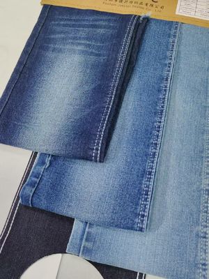 Tessuto denim in misto poliestere rayon super elasticizzato stile TWILL 56% cotone per jeans