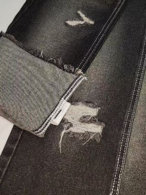 12.2OZ TWILL Style Stoffa denim NERO/BIAU con costruzione 7*7 Per uomo jeans