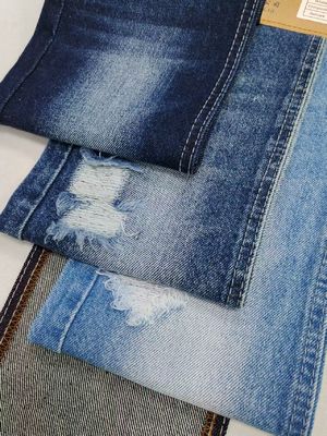 Tessuto Denim in stile TWILL 80% Cotone a basso restringimento BLU SCURO INDACO per Jeans da Donna o Pantaloni da Ragazzo