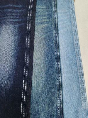 Tessuto Denim 11oz in misto Cotone Poliestere Rayon, Stile TWILL, Elasticizzato Leggero, per Jeans