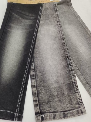 12*21/40+70 di alta qualità di costruzione NERO/NERO stile TWILL tessuto denim JSD3031A per jeans femminili o pantaloni maschili