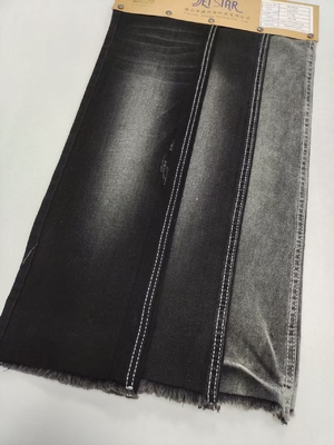 Tessuto denim stile twill 4-way stretch a basso restringimento 75% cotone con larghezza totale 180cm JSD3037A per jeans boyfriend